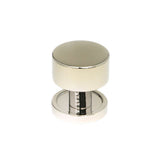 From The Anvil - Polished Nickel Kelso Cabinet Knob - 25mm (Plain) | Sku. 50313 | Trade Door Handles.