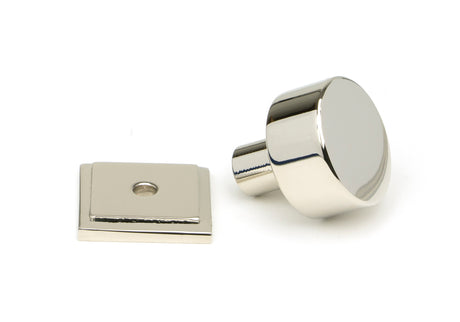From The Anvil - Polished Nickel Kelso Cabinet Knob - 25mm (Square) | Sku. 50315 | Trade Door Handles.