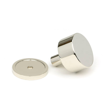 From The Anvil - Polished Nickel Kelso Cabinet Knob - 32mm (Plain) | Sku. 50316 | Trade Door Handles.