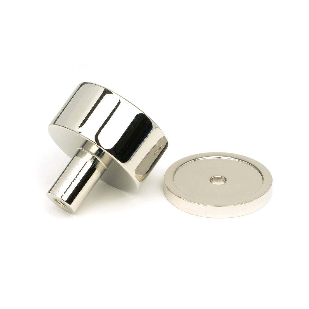 From The Anvil - Polished Nickel Kelso Cabinet Knob - 32mm (Plain) | Sku. 50316 | Trade Door Handles.