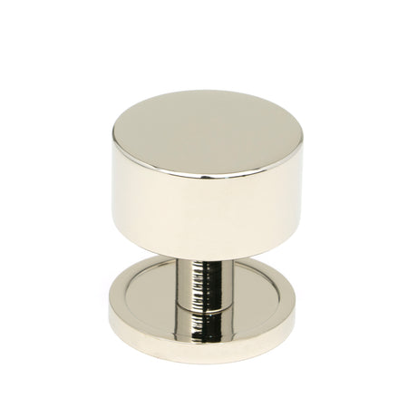 From The Anvil - Polished Nickel Kelso Cabinet Knob - 32mm (Plain) | Sku. 50316 | Trade Door Handles.