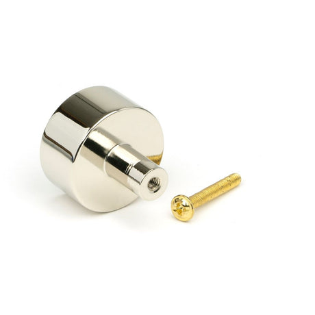 From The Anvil - Polished Nickel Kelso Cabinet Knob - 32mm (No Rose) | Sku. 50317 | Trade Door Handles.