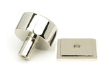From The Anvil - Polished Nickel Kelso Cabinet Knob - 32mm (Square) | Sku. 50318 | Trade Door Handles.