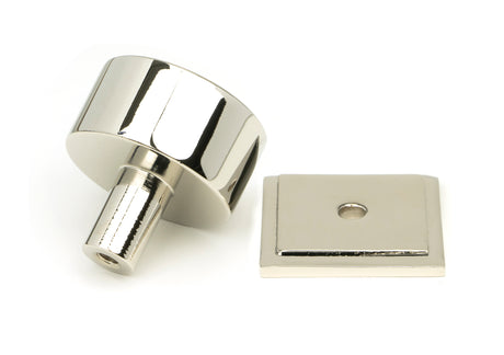 From The Anvil - Polished Nickel Kelso Cabinet Knob - 32mm (Square) | Sku. 50318 | Trade Door Handles.