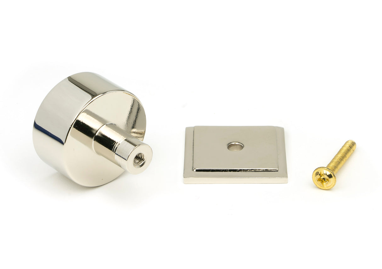 From The Anvil - Polished Nickel Kelso Cabinet Knob - 32mm (Square) | Sku. 50318 | Trade Door Handles.