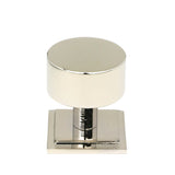 From The Anvil - Polished Nickel Kelso Cabinet Knob - 32mm (Square) | Sku. 50318 | Trade Door Handles.