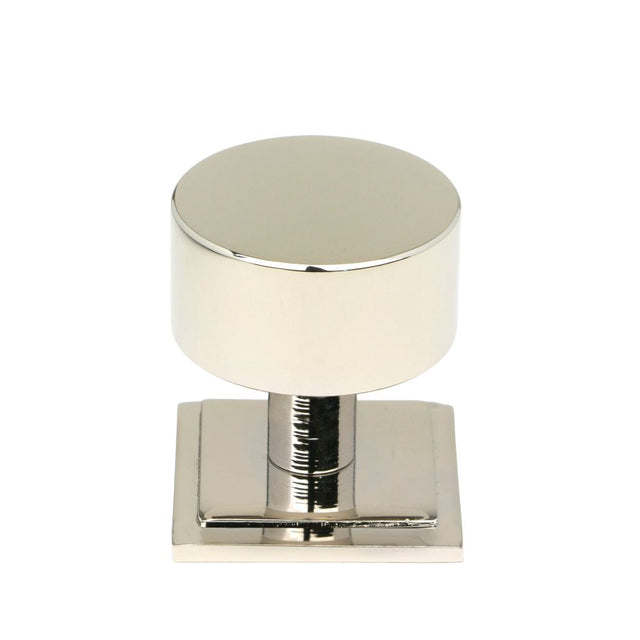 From The Anvil - Polished Nickel Kelso Cabinet Knob - 32mm (Square) | Sku. 50318 | Trade Door Handles.