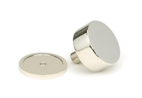 From The Anvil - Polished Nickel Kelso Cabinet Knob - 38mm (Plain) | Sku. 50319 | Trade Door Handles.