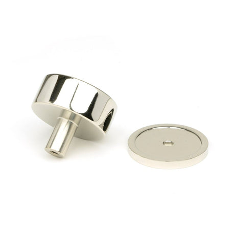 From The Anvil - Polished Nickel Kelso Cabinet Knob - 38mm (Plain) | Sku. 50319 | Trade Door Handles.