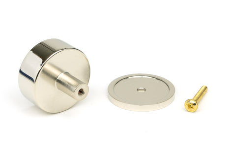 From The Anvil - Polished Nickel Kelso Cabinet Knob - 38mm (Plain) | Sku. 50319 | Trade Door Handles.