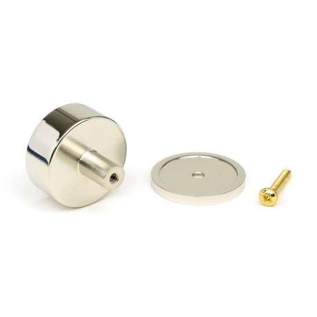 From The Anvil - Polished Nickel Kelso Cabinet Knob - 38mm (Plain) | Sku. 50319 | Trade Door Handles.
