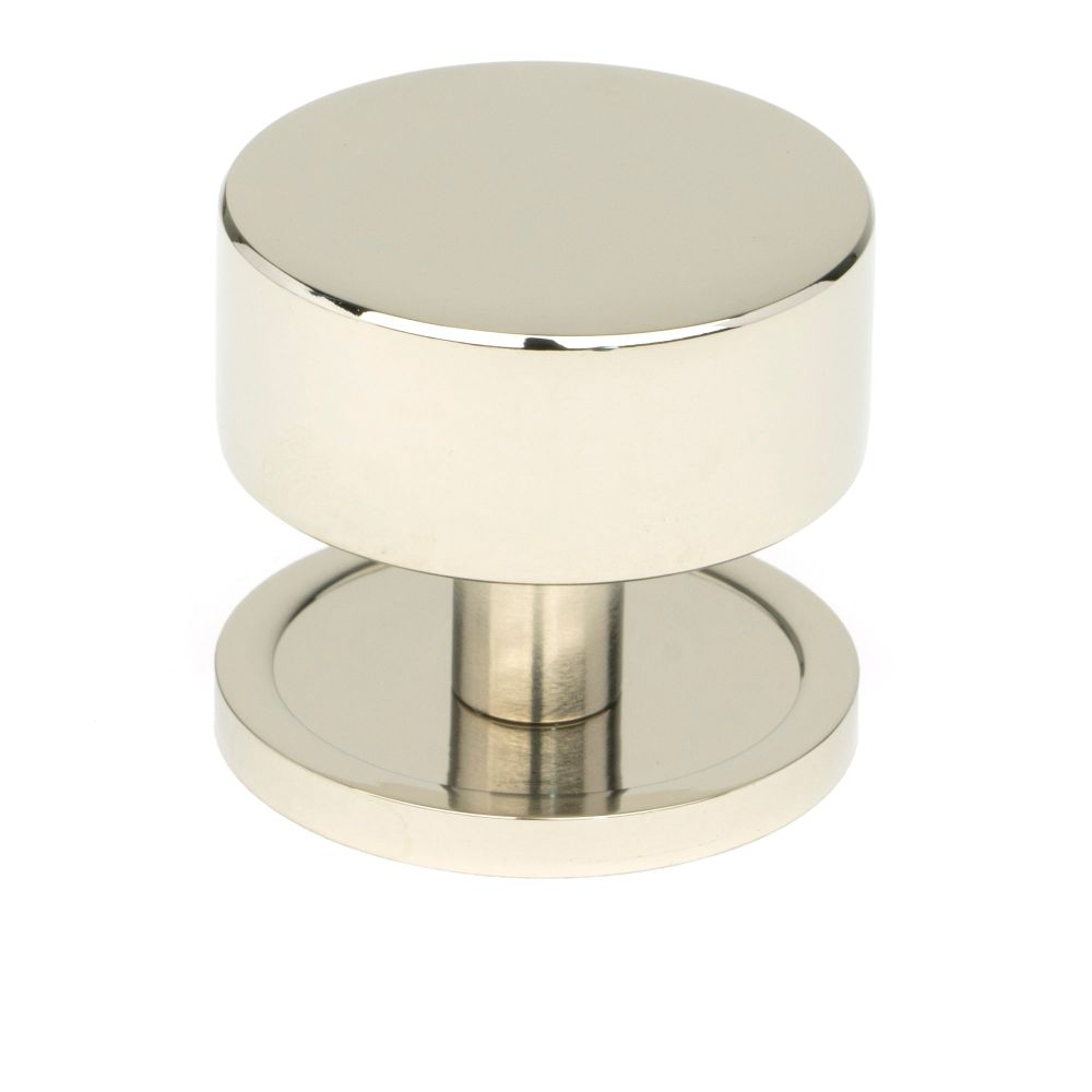 From The Anvil - Polished Nickel Kelso Cabinet Knob - 38mm (Plain) | Sku. 50319 | Trade Door Handles.