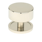 From The Anvil - Polished Nickel Kelso Cabinet Knob - 38mm (Plain) | Sku. 50319 | Trade Door Handles.