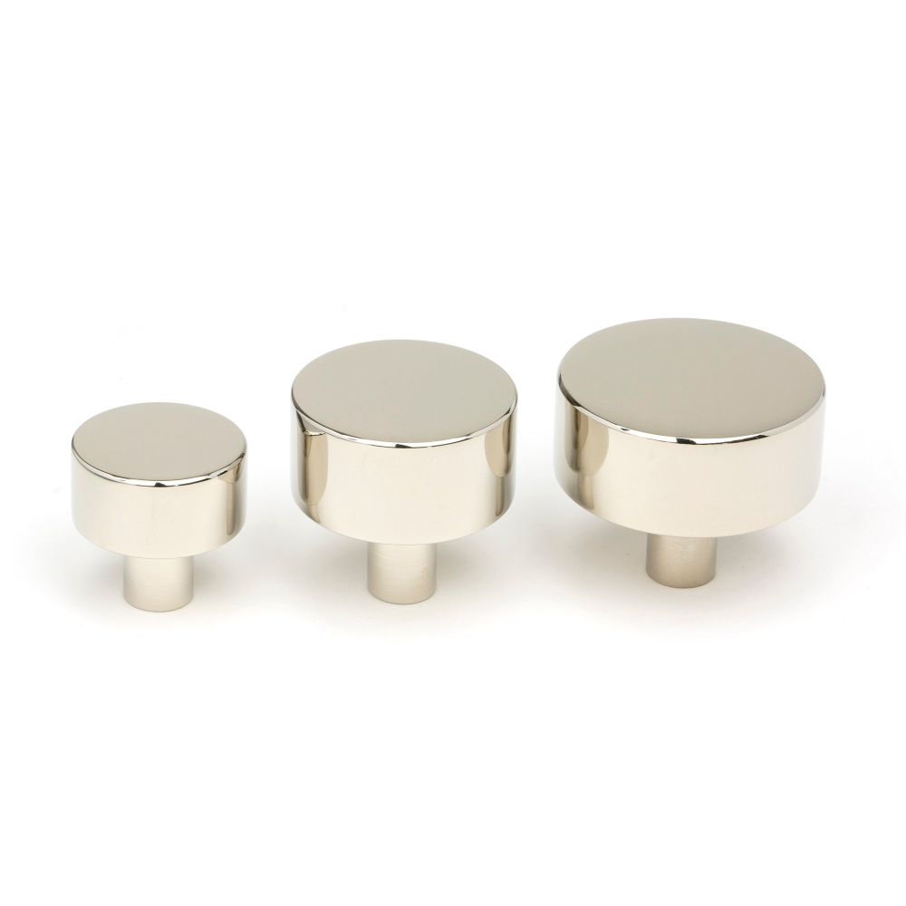From The Anvil - Polished Nickel Kelso Cabinet Knob - 38mm (No rose) | Sku. 50320 | Trade Door Handles.