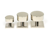 From The Anvil - Polished Nickel Kelso Cabinet Knob - 38mm (Square) | Sku. 50321 | Trade Door Handles.