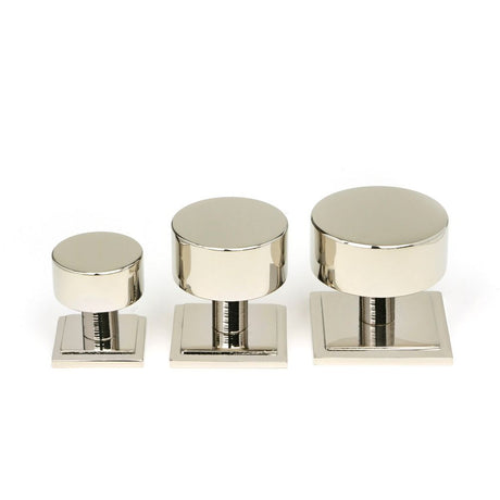 From The Anvil - Polished Nickel Kelso Cabinet Knob - 38mm (Square) | Sku. 50321 | Trade Door Handles.