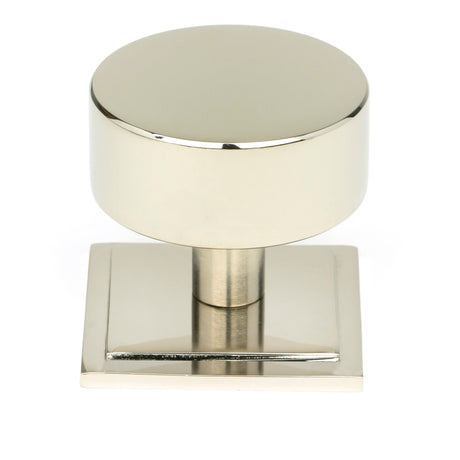 From The Anvil - Polished Nickel Kelso Cabinet Knob - 38mm (Square) | Sku. 50321 | Trade Door Handles.