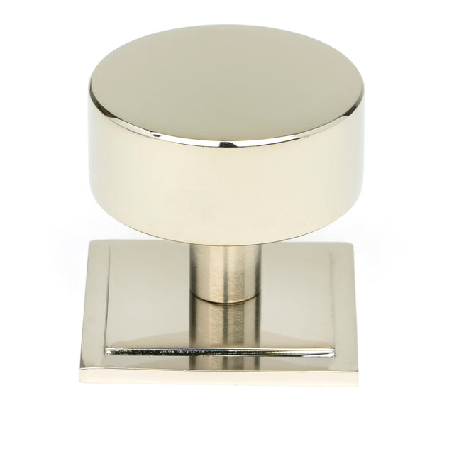 From The Anvil - Polished Nickel Kelso Cabinet Knob - 38mm (Square) | Sku. 50321 | Trade Door Handles.