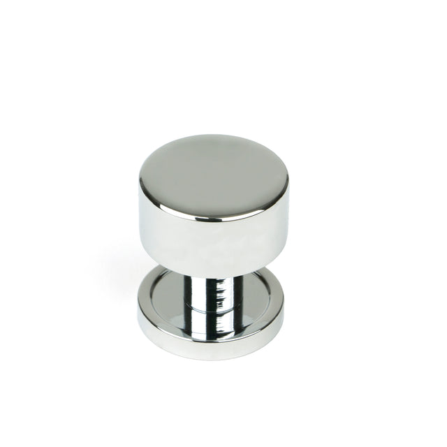From The Anvil - Polished Chrome Kelso Cabinet Knob - 25mm (Plain) | Sku. 50325 | Trade Door Handles.