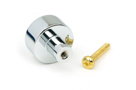 From The Anvil - Polished Chrome Kelso Cabinet Knob - 25mm (No rose) | Sku. 50326 | Trade Door Handles.