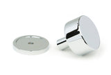 From The Anvil - Polished Chrome Kelso Cabinet Knob - 32mm (Plain) | Sku. 50328 | Trade Door Handles.