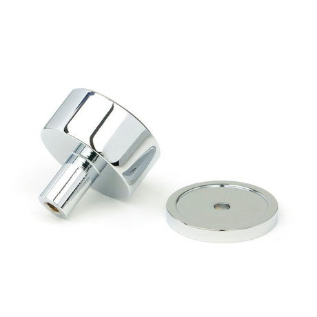 From The Anvil - Polished Chrome Kelso Cabinet Knob - 32mm (Plain) | Sku. 50328 | Trade Door Handles.