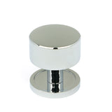 From The Anvil - Polished Chrome Kelso Cabinet Knob - 32mm (Plain) | Sku. 50328 | Trade Door Handles.
