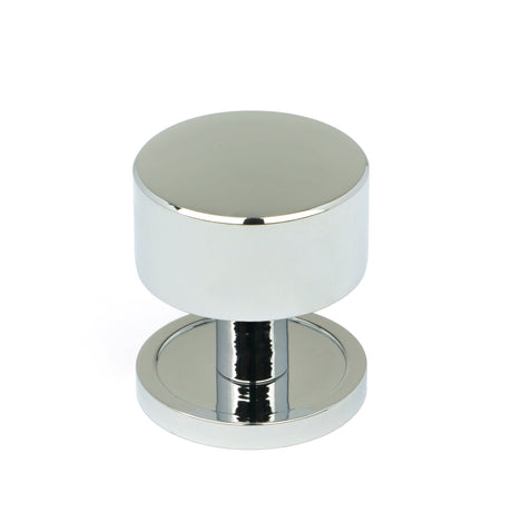 From The Anvil - Polished Chrome Kelso Cabinet Knob - 32mm (Plain) | Sku. 50328 | Trade Door Handles.