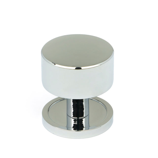 From The Anvil - Polished Chrome Kelso Cabinet Knob - 32mm (Plain) | Sku. 50328 | Trade Door Handles.
