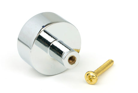 From The Anvil - Polished Chrome Kelso Cabinet Knob - 32mm (No rose) | Sku. 50329 | Trade Door Handles.
