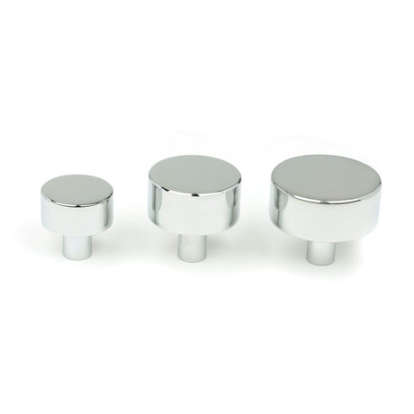 From The Anvil - Polished Chrome Kelso Cabinet Knob - 32mm (No rose) | Sku. 50329 | Trade Door Handles.