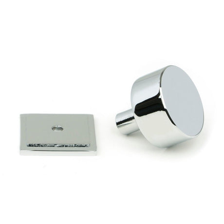 From The Anvil - Polished Chrome Kelso Cabinet Knob - 32mm (Square) | Sku. 50330 | Trade Door Handles.