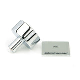 From The Anvil - Polished Chrome Kelso Cabinet Knob - 32mm (Square) | Sku. 50330 | Trade Door Handles.