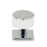 From The Anvil - Polished Chrome Kelso Cabinet Knob - 32mm (Square) | Sku. 50330 | Trade Door Handles.