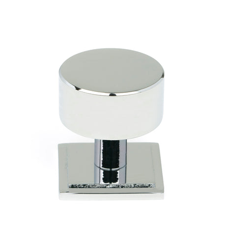 From The Anvil - Polished Chrome Kelso Cabinet Knob - 32mm (Square) | Sku. 50330 | Trade Door Handles.