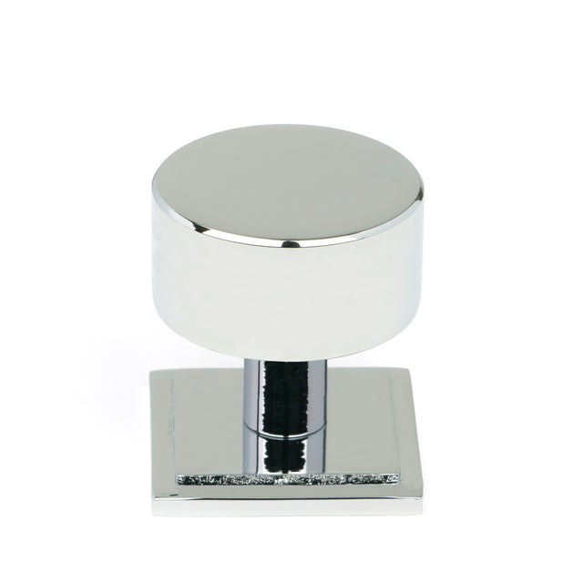 From The Anvil - Polished Chrome Kelso Cabinet Knob - 32mm (Square) | Sku. 50330 | Trade Door Handles.