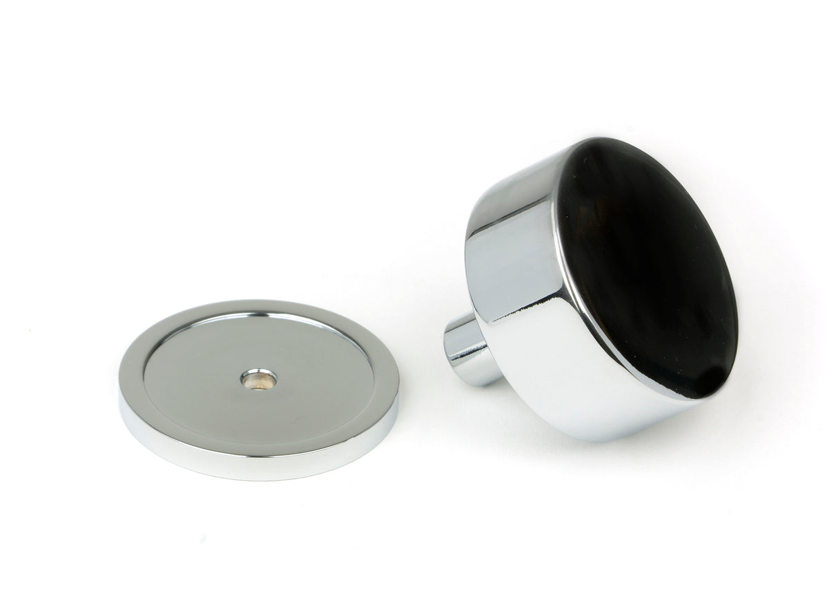 From The Anvil - Polished Chrome Kelso Cabinet Knob - 38mm (Plain) | Sku. 50331 | Trade Door Handles.