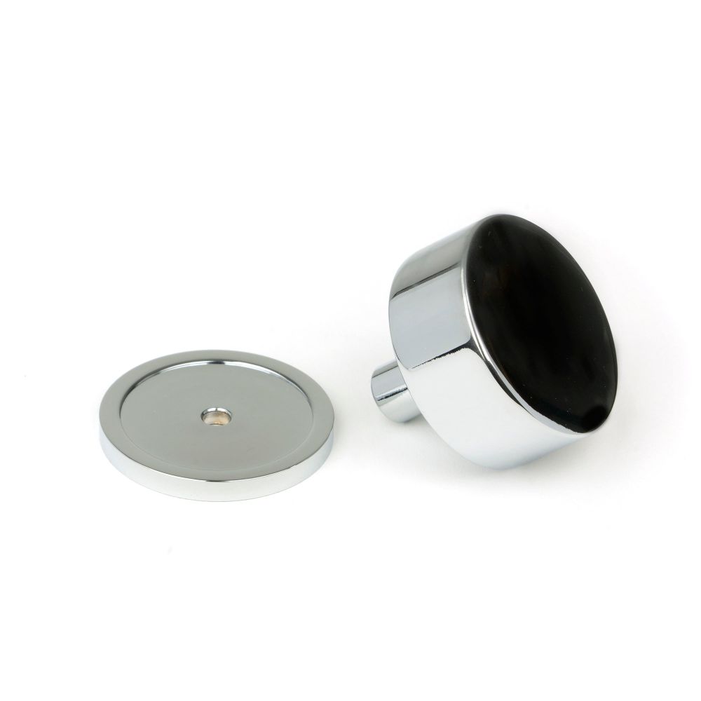 From The Anvil - Polished Chrome Kelso Cabinet Knob - 38mm (Plain) | Sku. 50331 | Trade Door Handles.