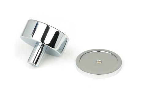 From The Anvil - Polished Chrome Kelso Cabinet Knob - 38mm (Plain) | Sku. 50331 | Trade Door Handles.