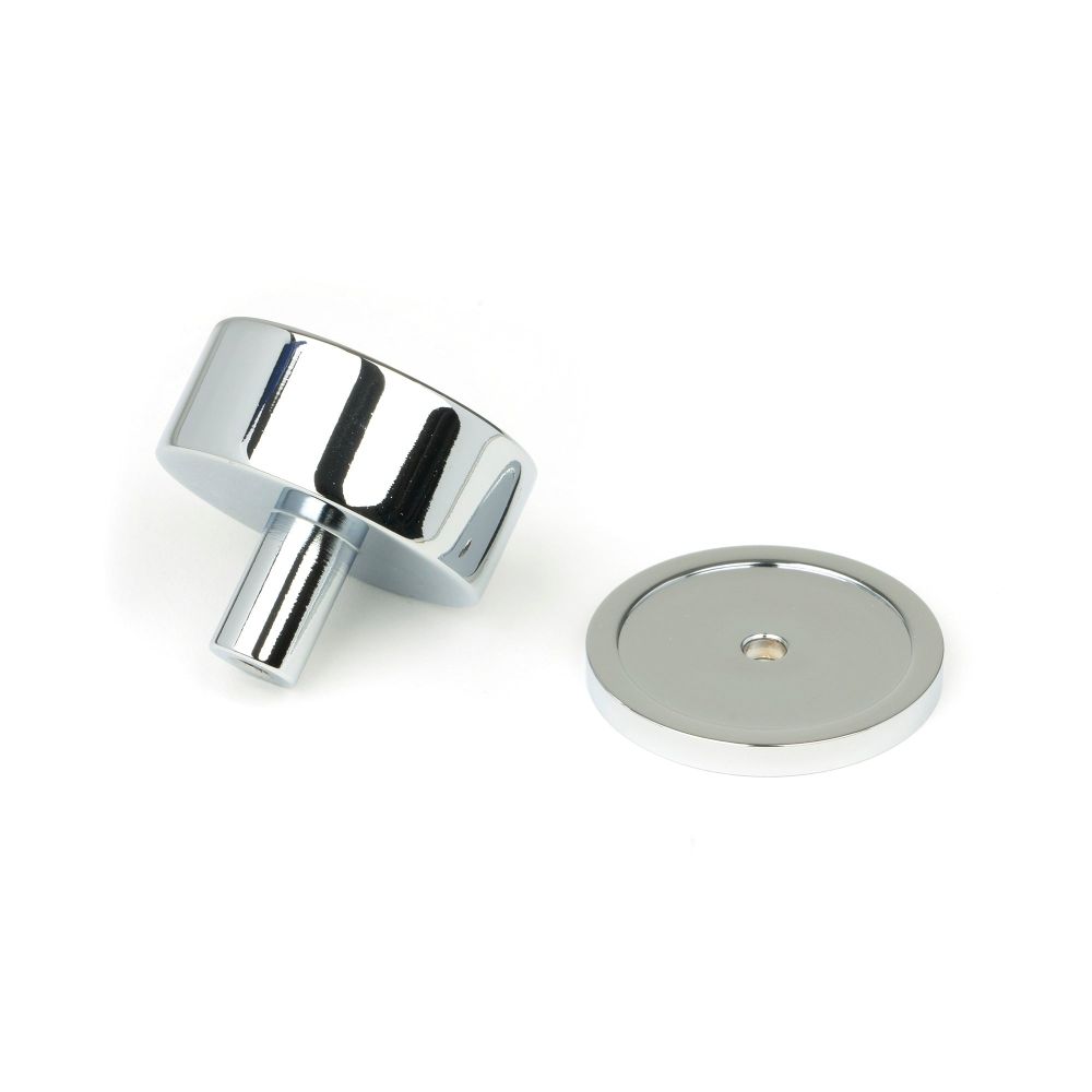 From The Anvil - Polished Chrome Kelso Cabinet Knob - 38mm (Plain) | Sku. 50331 | Trade Door Handles.