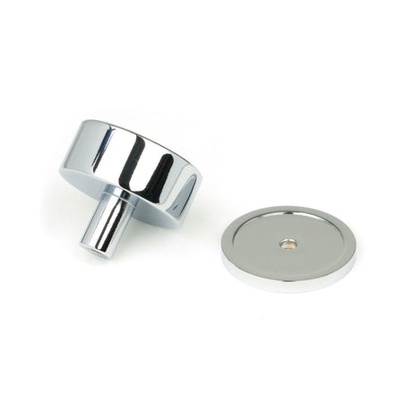 From The Anvil - Polished Chrome Kelso Cabinet Knob - 38mm (Plain) | Sku. 50331 | Trade Door Handles.