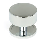 From The Anvil - Polished Chrome Kelso Cabinet Knob - 38mm (Plain) | Sku. 50331 | Trade Door Handles.