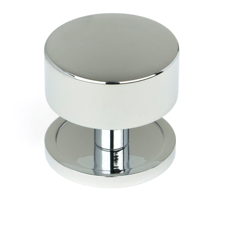 From The Anvil - Polished Chrome Kelso Cabinet Knob - 38mm (Plain) | Sku. 50331 | Trade Door Handles.