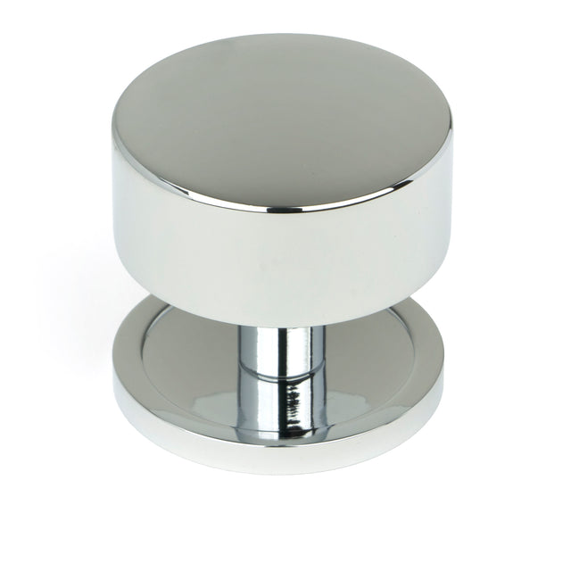 From The Anvil - Polished Chrome Kelso Cabinet Knob - 38mm (Plain) | Sku. 50331 | Trade Door Handles.