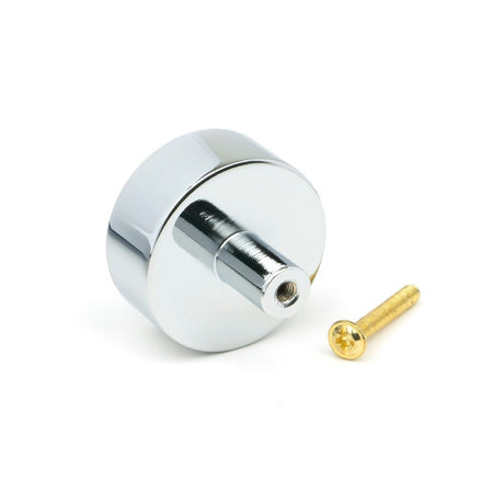 From The Anvil - Polished Chrome Kelso Cabinet Knob - 38mm (No rose) | Sku. 50332 | Trade Door Handles.