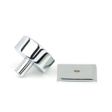 From The Anvil - Polished Chrome Kelso Cabinet Knob - 38mm (Square) | Sku. 50333 | Trade Door Handles.