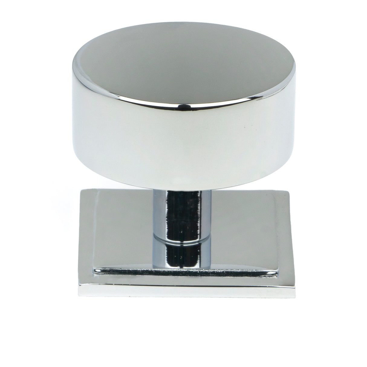 From The Anvil - Polished Chrome Kelso Cabinet Knob - 38mm (Square) | Sku. 50333 | Trade Door Handles.