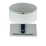 From The Anvil - Polished Chrome Kelso Cabinet Knob - 38mm (Square) | Sku. 50333 | Trade Door Handles.