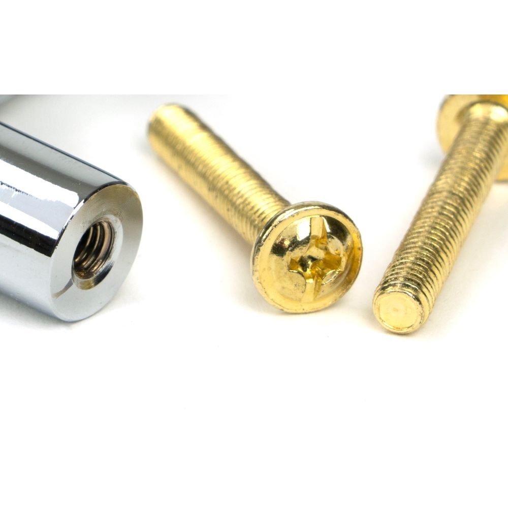 From The Anvil - Polished Chrome Kelso Pull Handle - Small | Sku. 50334 | Trade Door Handles.