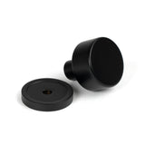 From The Anvil - Matt Black Kelso Cabinet Knob - 25mm (Plain) | Sku. 50337 | Trade Door Handles.
